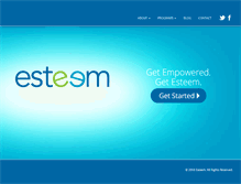 Tablet Screenshot of esteemcommunication.org